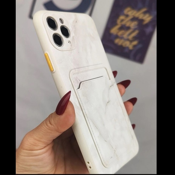COPY - NEW!! Marble Card Slot iPhone Case🤍 - Picture 2 of 8